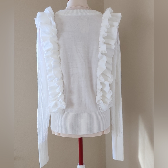 JING|Ruffle lace cardigan - Picture 3 of 6
